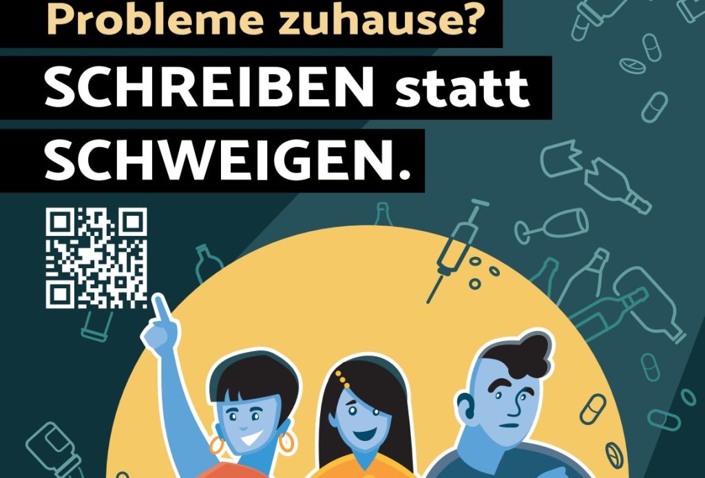 Screenshot der Kampagne "Schreiben statt Schweigen"